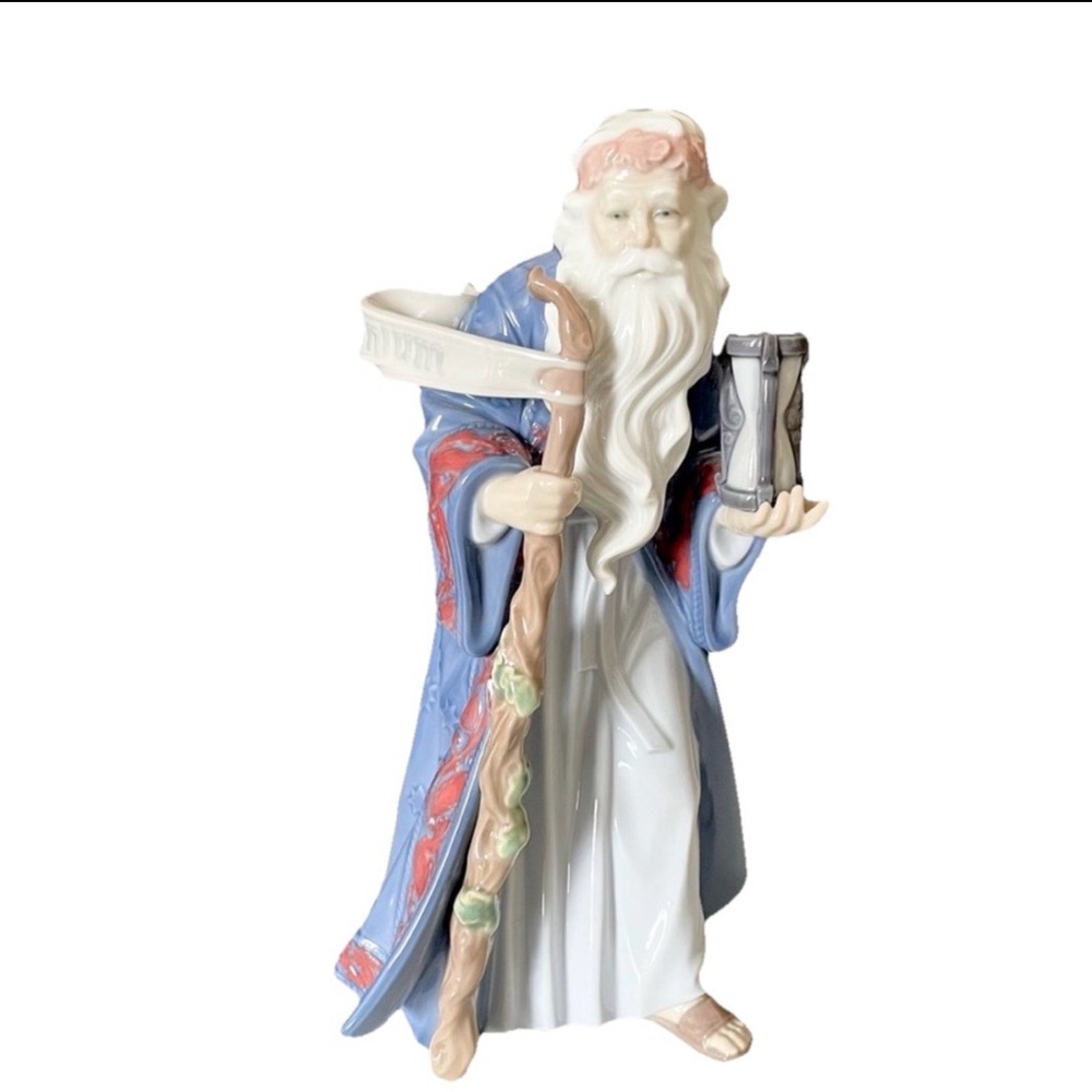 Lladro Millennium Collection Father Time 6696 Retired  In Original Box Excellent